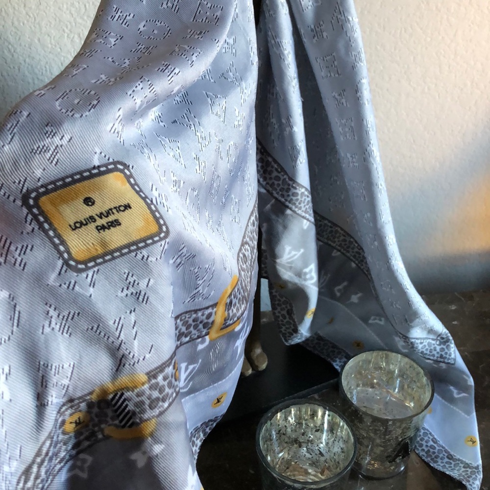 Louis Vuitton authentic silk scarf